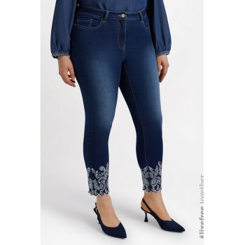 Blugi skinny cu talie medie