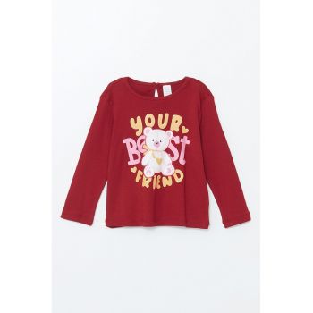 Bluza cu imprimeu grafic si text