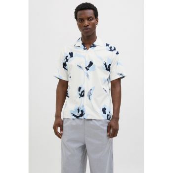 Camasa relaxed fit din amestec de bumbac organic