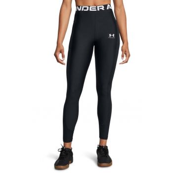 Colanti cu talie inalta si banda logo Heatgear
