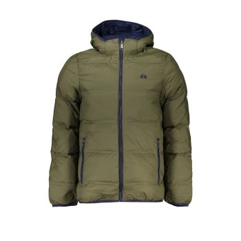 Geaca barbati  cu umplutura de puf si gluga 2XL INTL Verde
