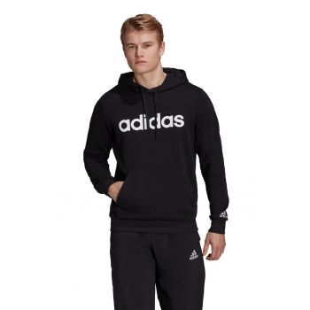 Hanorac regular fit cu imprimeu logo contrastant Essentials