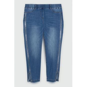 Jeggings cu strasuri