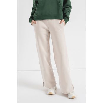 Pantaloni de trening cu croiala ampla si talie inalta Phoenix