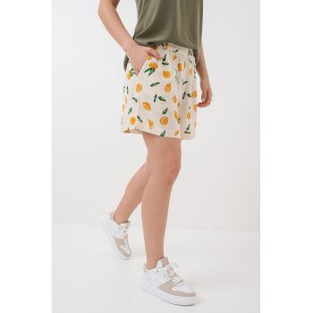 Pantaloni scurti lejeri cu talie elastica