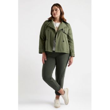 Pantaloni slim fit cu buzunar cu fermoar