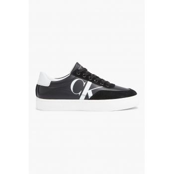 - Pantofi sport de piele cu garnituri de piele intoarsa