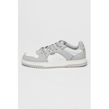 Pantofi sport de piele ecologica cu logo Hadrian