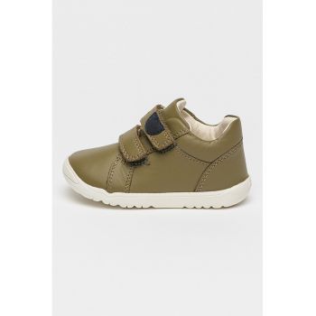 Pantofi sport din piele cu inchidere velcro