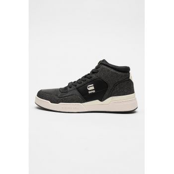 Pantofi sport mid-high cu garnituri din piele ecologica Attacc Cup