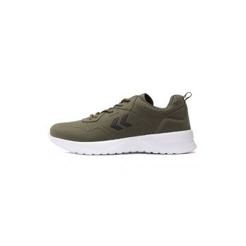 Pantofi sport unisex de piele ecologica cu detalii perforate ieftini