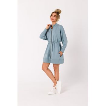 Rochie cu fermoar si decupaje in spate