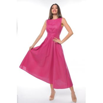 Rochie uni cu buzunare laterale
