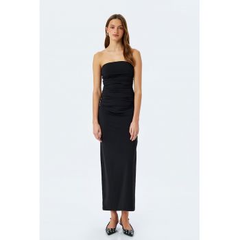 Rochie maxi cu slit lateral