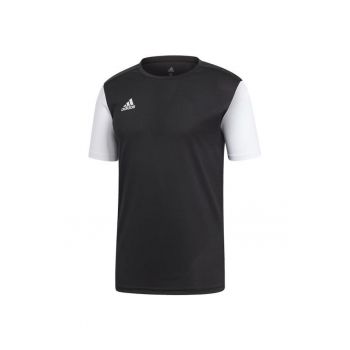 Tricou de fotbal pentru copii -  Negru/Alb