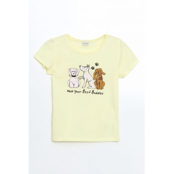 Tricou din bumbac cu imprimeu