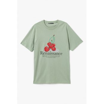 Tricou regular fit cu imprimeu