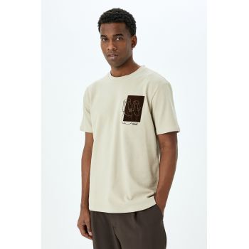Tricou regular fit de bumbac