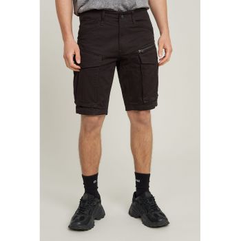 Bermude cargo cu croiala slim-fit