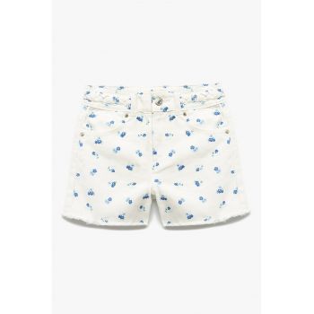 Blugi scurti cu model floral
