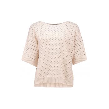 Bluza cu decolteu barcuta si design decupat
