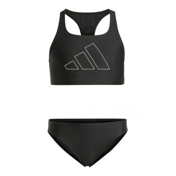 Costum de baie cu doua piese si logo