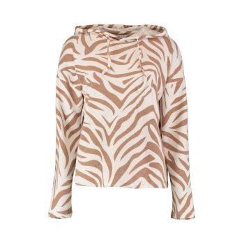 Hanorac cu animal print si maneci cazute