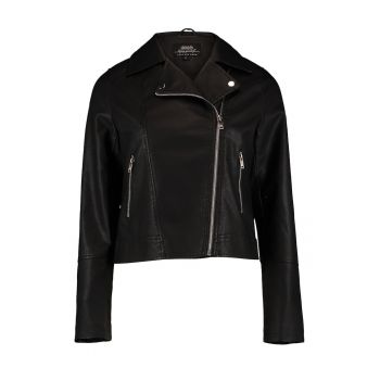 Jacheta biker de piele ecologica
