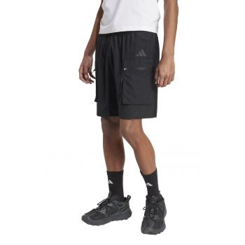 Pantaloni scurti cargo cu snur de ajustare