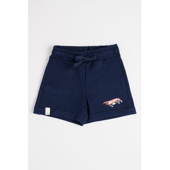 Pantaloni scurti cu imprimeu discret