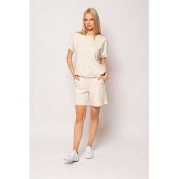 Pantaloni scurti cu snur de ajustare in talie Zura