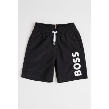 Pantaloni scurti de baie cu imprimeu logo