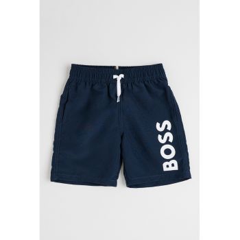 Pantaloni scurti de baie cu imprimeu logo