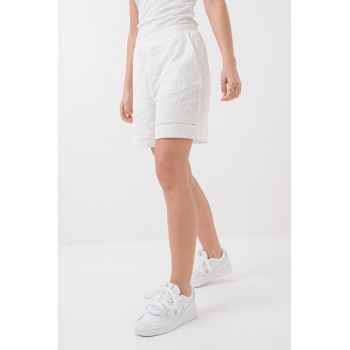 Pantaloni scurti de bumbac cu talie elastica