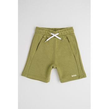 Pantaloni scurti din amestec de bumbac cu buzunare oblice