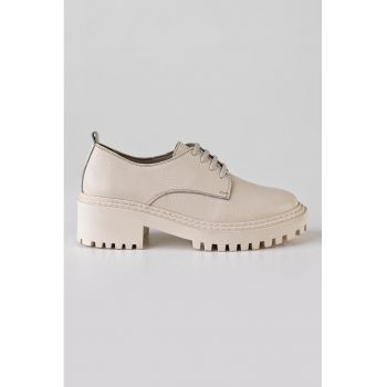 Pantofi masivi de piele