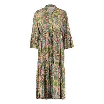 Rochie maxi cu model si decolteu tip tunica
