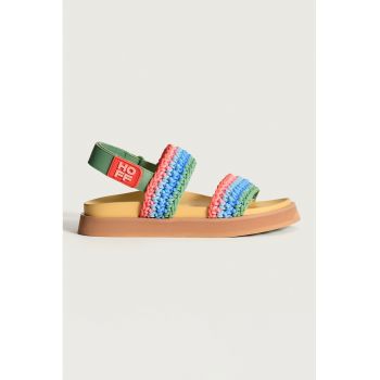 Sandale cu bretele impletite