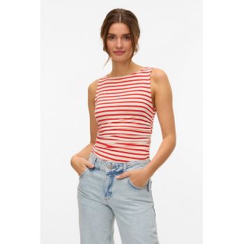 Top slim fit cu model in dungi