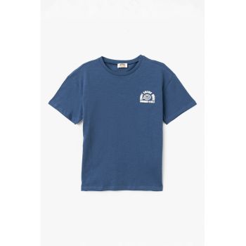 Tricou de bumbac cu imprimeu text