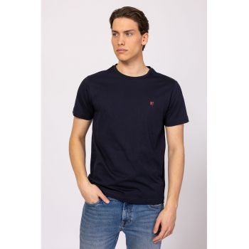 Tricou din bumbac cu decolteu la baza gatului Mopsy