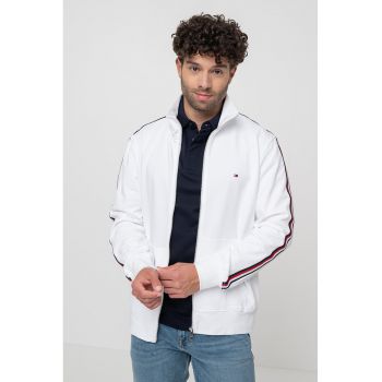 Bluza de trening cu logo si fermoar