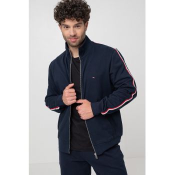 Bluza de trening cu logo si fermoar