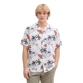 Camasa cu maneci scurte si model tropical