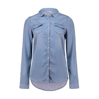 Camasa din denim din amestec de lyocell