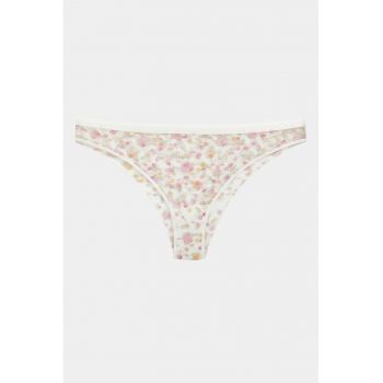 Chiloti din bumbac cu model floral