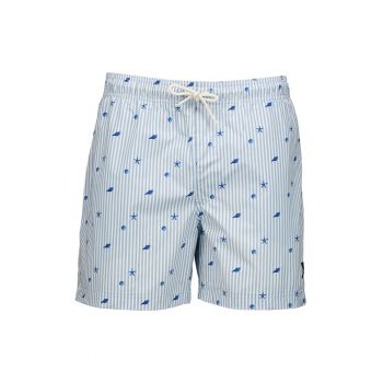 Costum de baie cu imprimeu si snur