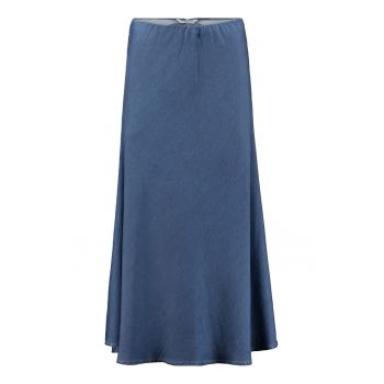 Fusta evazata de denim