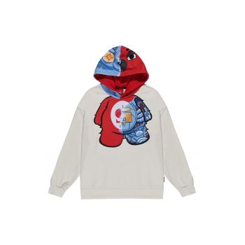 Hanorac cu maneci cazute Cyborg Bear