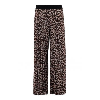 Pantaloni ampli cu animal print